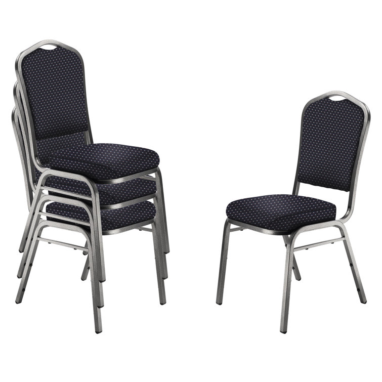 National Public Seating Metal Stackable Banquet Chair ( Set of 4